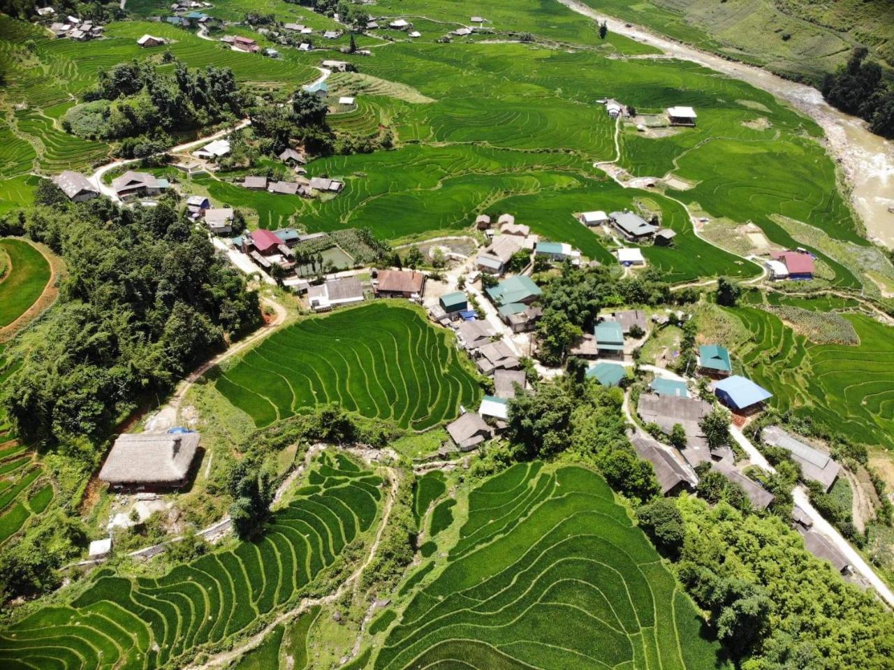 سابا Ta Van Green Hills Homestay المظهر الخارجي الصورة